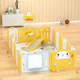 Lovely Baby Kids Playpen With Basketball Hoop