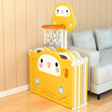 Lovely Baby Kids Playpen With Basketball Hoop & Drawing Board - 17pcs