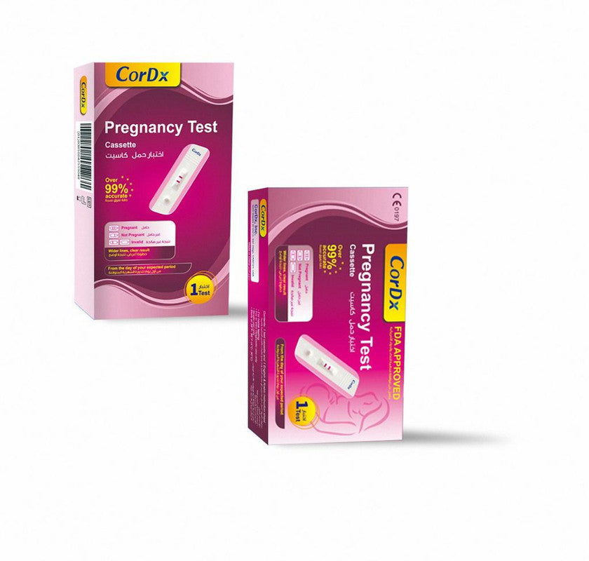 Cordx Pregnancy Test Cassette (FDA Approved) - Laadlee
