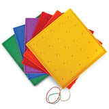 Learning Resources 5 X 5 Pin Geoboards, Set Of 10