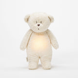Moonie 2.0 Organic Humming Bear Friend with Lamp - Polar
