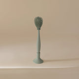 Mushie Silicone Baby Bottle Brush - Cambridge Blue