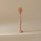 Mushie Silicone Baby Bottle Brush - Blush