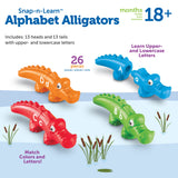 Learning Resources Snap N Learn Alphabet Alligators