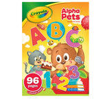 Crayola AlphaPets Coloring Book - 96 Pages - Laadlee