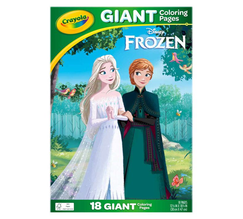 Crayola Giant Coloring Page - Frozen - Laadlee