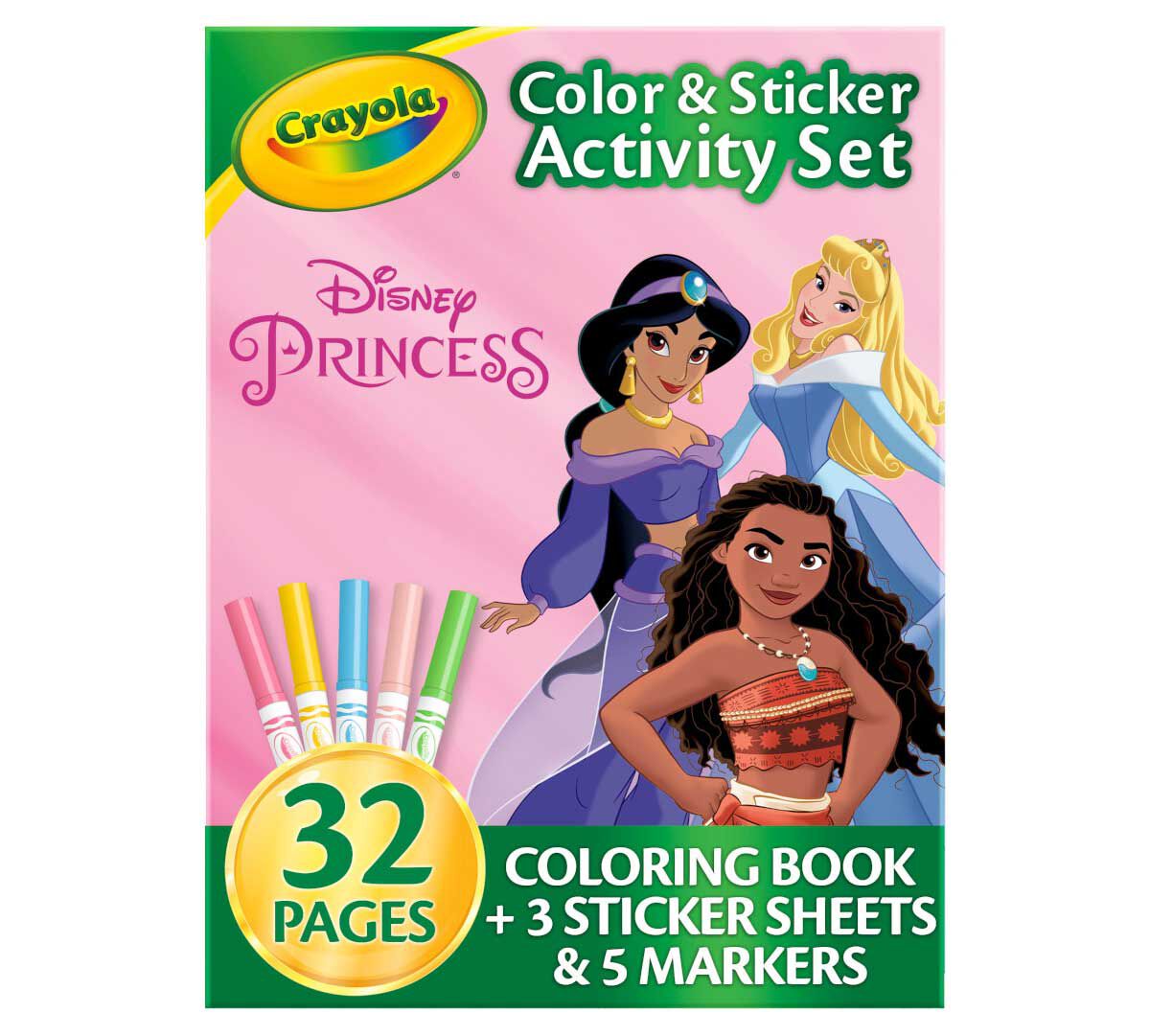 Crayola Princess Color and Sticker Activity Set - Pages 32 - Laadlee