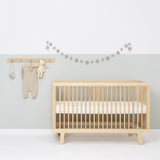 The little Green Sheep Natural Twist Cot Mattress to Fit Stokke V2 - 68x122cm