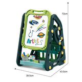 Stem Drawing Board With Book Shelf - 35Pcs - Green