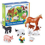 Learning Resources Jumbo Farm Animals