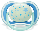 Philips Avent Ultra Air Soother Nighttime 6M-18M Boy - 2 Pcs