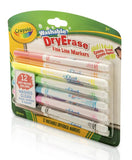Crayola Washable Dry-Erasse Markers - Pack of 12 - Laadlee