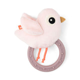 Done By Deer Sensory Rattle With Teether Birdee - Powder