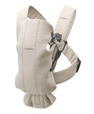 Babybjorn 3D Jersey Mini Baby Carrier - Light Beige