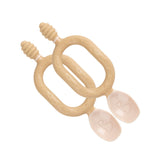 Bibado Dippit Baby Weaning Spoons Pack of 2 - Fawn