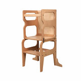 Larisa & Pumpkin Beech Wood Learning Tower - Natural