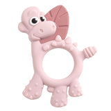 Bibado Teething Toy Dotty the Dinosaur - Blush