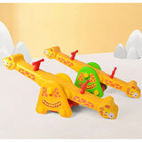 Lovely Baby Giraffe Seasaw - Yellow