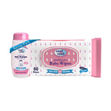 Cool & Cool Baby Wipes 80pcs + Baby Shampoo 100ml- Combo Pack