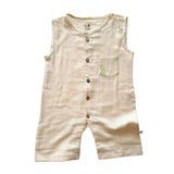 Tickle Lil Sea Sparkle Muslin Baby Romper