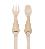 Bibado Handi Cutlery Attachable Baby Cutlery - Fawn