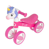 Evo Character Head Bobble Bike - Unicorn
