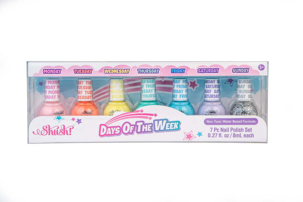 Shush! 7 Days Nail Polish Set - Laadlee