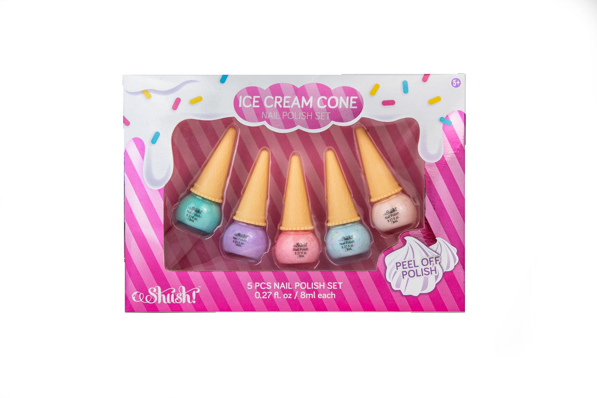 Shush! Ice Cream Cone Nail Polish Set - Laadlee