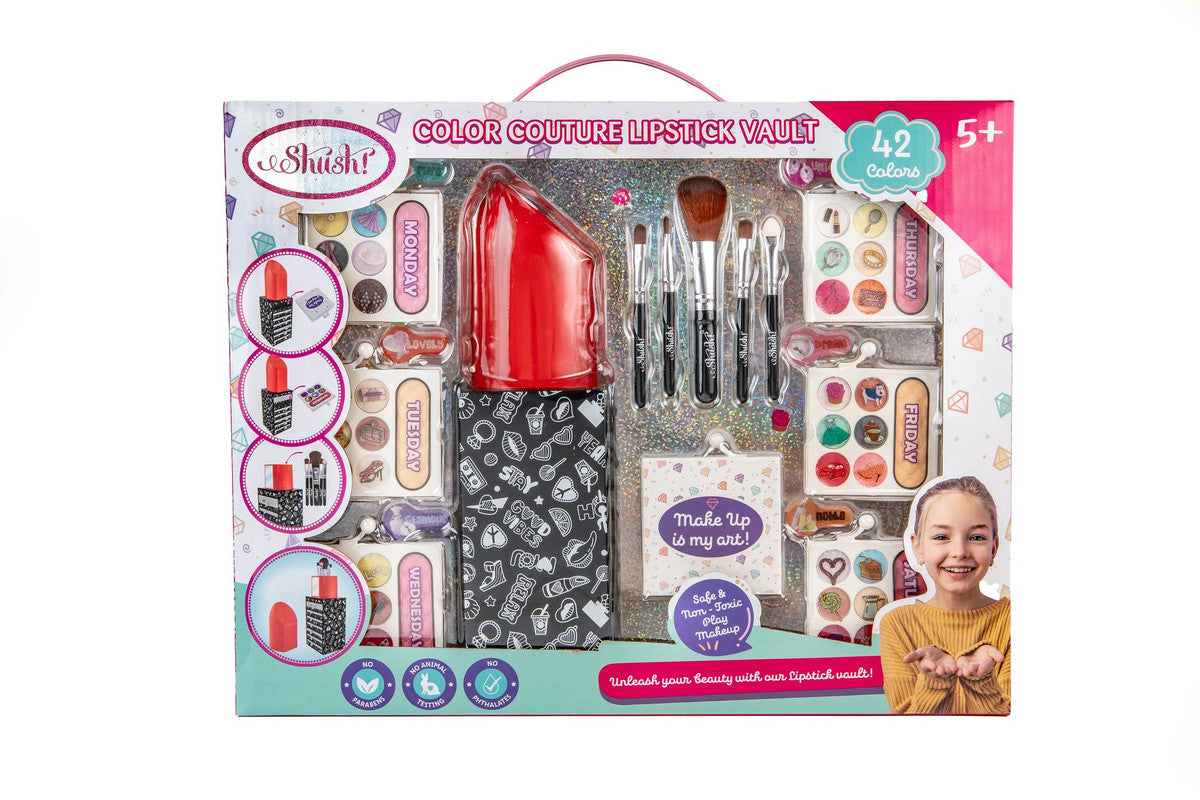 Shush! Color Couture Lipstick Vault Cosmetics Set - Laadlee