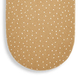 The little Green Sheep Organic Moses Basket Fitted Sheet - Honey Rice