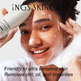 INGS Fresh Starter Hydrating Gentle Soothing Foaming Cleanser