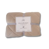 Anvi Baby Organic Bamboo Baby & Toddler Blanket - Mocha