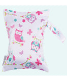 Polka Tots Waterproof Wet Bag Pouch with Zipper - Owl - Laadlee