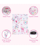 Polka Tots Waterproof Wet Bag Pouch with Zipper - Owl - Laadlee