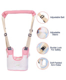 Polka Tots Baby Walking Assistant Harness Toddler Leash - Pink - Laadlee
