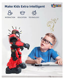 Crazon Ir Control Intelligent Following Robot - White/ Red - Laadlee