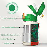 Mideer Vacuum Insulated Bottle 500ml With Holder - You Look Yummy