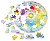 Beleduc Wooden XXL Creativity Puzzle 46pcs - Insects