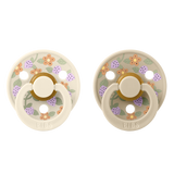 BIBS x Liberty 2 Pack Colour Strawberries and Cream Latex S2 - Ivory Mix