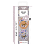 BIBS x Liberty 2 Pack Colour June Blossom Latex S1 - Pumpkin Mix