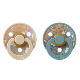 BIBS x Liberty 2 Pack Colour June Blossom Latex S1 - Vanilla Hush Mix