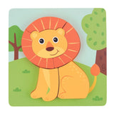 Lelin Chunky Animal puzzle 4pcs