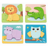 Lelin Chunky Animal puzzle 4pcs