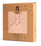 Anvi Baby Organic Bamboo Beanie & Swaddle Set - Just Peachy