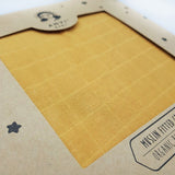 Anvi Baby Organic Bamboo Muslin Fitted Sheet - Mustard Brown