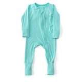 Anvi Baby Organic Zipper Sleepsuit - DeepBlue
