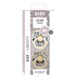 BIBS x Liberty 2 Pack Colour Bobo Latex S2 - Ivory Mix