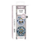 BIBS x Liberty 2 Pack Colour Bobo Latex S2 - Dusty Blue Mix