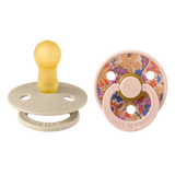 BIBS x Liberty 2 Pack Colour June Blossom Latex S2 - Blush Mix