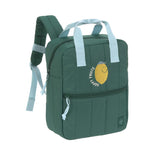 Lassig Mini Square Backpack - Little Gang Lemon Dark Green